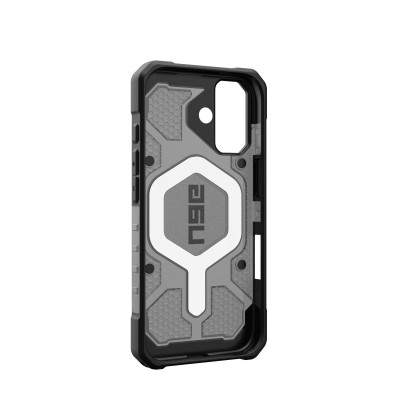 Чохол-накладка iPhone 17 UAG Pathfinder Clear MagSafe, Ash/Black (114553113140)