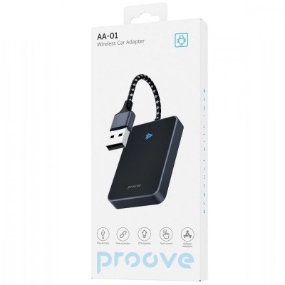Бездротовий адаптер Android Auto Proove AA-01 Wireless Car Adapter (SMAA00100001) black