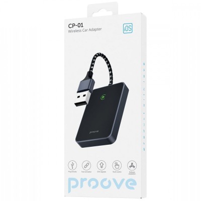 Бездротовий адаптер CarPlay Proove СP-01 Wireless Car Adapter (SMCP00100001) black