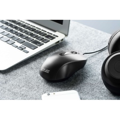 Миша 2E MF160, USB-A, чорний (2E-MF160UB)