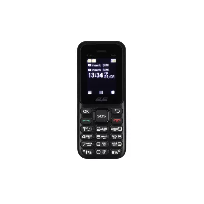 Мобільний телефон 2E S180 2024 1.77" 2SIM, 600мА•год, Black