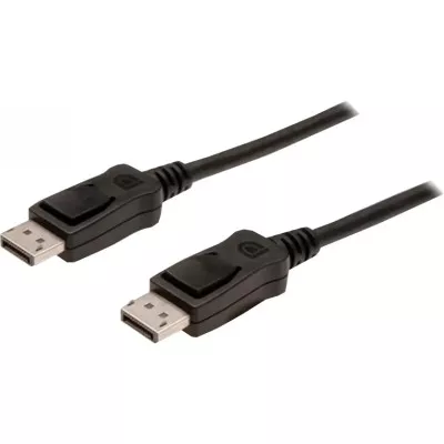 Кабель DisplayPort, тип DP M/M, 2,0 м, колір чорний AK-340103-020-S DIGITUS by ASSMANN