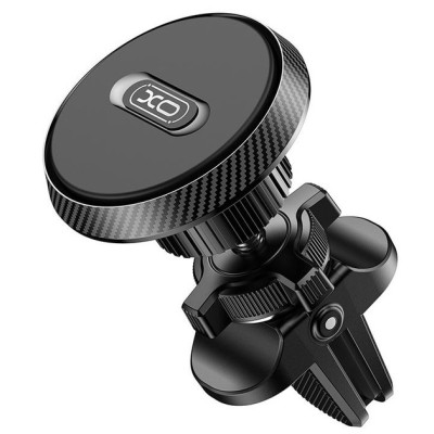 XO C122 Air Vent Car Holder Round Magnetic Bracket Автотримач (Чорний)