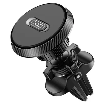 XO C122 Air Vent Car Holder Round Magnetic Bracket Автотримач (Чорний)