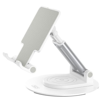 XO C139 Універсальна металева підставка для телефону (Біла)