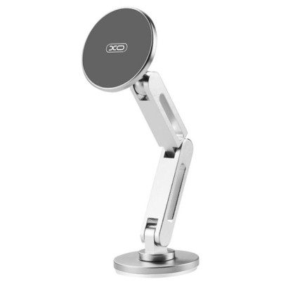 XO C148 Universal Magnetic metal 360° rotating Holder Автотримач (Срібний)