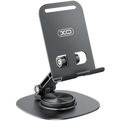XO C151 Універсальна поворотна підставка для телефону (Чорна)