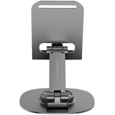 XO C151 Універсальна поворотна підставка для телефону (Чорна)
