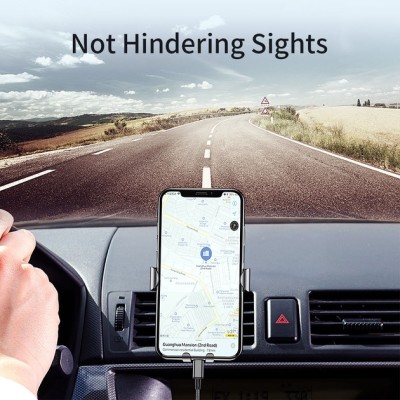 Автомобільний тримач ESSAGER MoJack Gravity Car Phone Holder (osculum type) (EZJXP-MJ01) Black