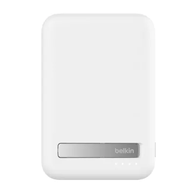 Акумулятор портативний літій-іонний Power Bank Belkin 10000мА·год, 15Вт, MagSafe Qi2, білий (BPD008BTWH)