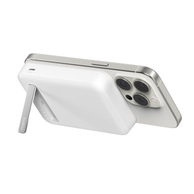 Акумулятор портативний літій-іонний Power Bank Belkin 10000мА·год, 15Вт, MagSafe Qi2, білий (BPD008BTWH)