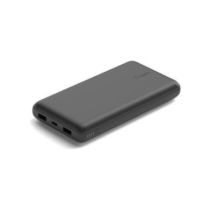 Акумулятор портативний літій-іонний Power Bank Belkin 20000мА·год, 15Вт, 2хUSB-A/USB-C, чорний (BPB012BTBK)