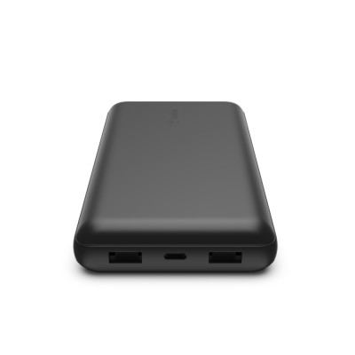 Акумулятор портативний літій-іонний Power Bank Belkin 20000мА·год, 15Вт, 2хUSB-A/USB-C, чорний (BPB012BTBK)