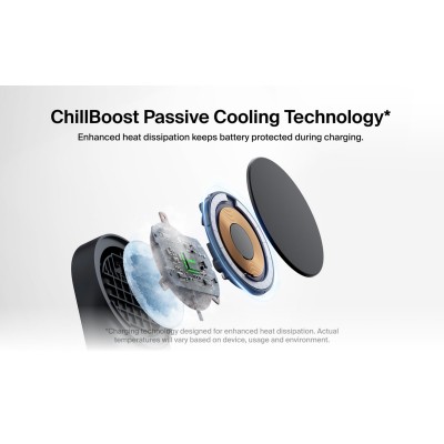 Зарядний пристрій бездротовий Belkin UltraCharge 2-in-1 Foldable Magnetic Charging 25Вт, чорний