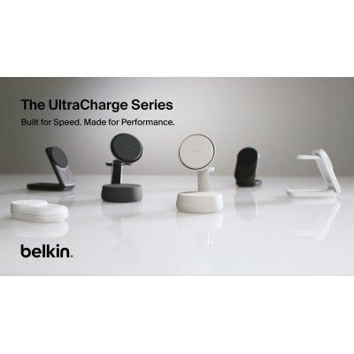 Зарядний пристрій бездротовий Belkin UltraCharge 2-in-1 Foldable Magnetic Charging 25Вт, чорний