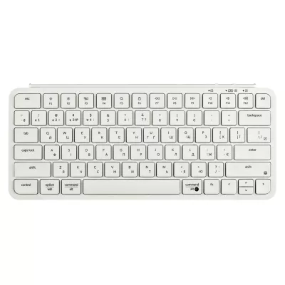 Клавіатура мембрана Keychron B1 Pro, USB/WL/BT, ivory white (B1P-K8-UA)