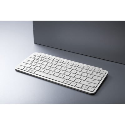 Клавіатура мембрана Keychron B1 Pro, USB/WL/BT, ivory white (B1P-K8-UA)