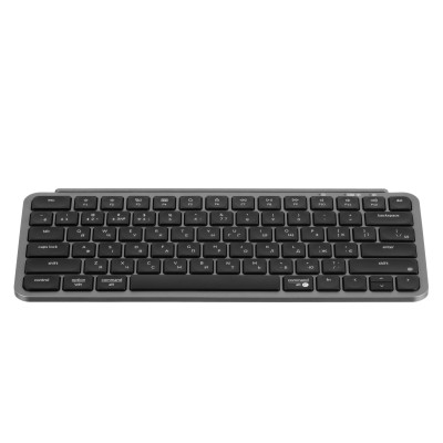 Клавіатура мембрана Keychron B1 Pro, USB/WL/BT, space gray (B1P-K1-UA)