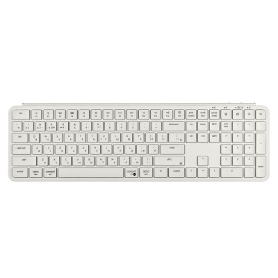 Клавіатура мембрана Keychron B6 Pro, USB/WL/BT, ivory white (B6P-K8-UA)