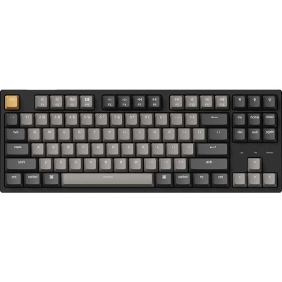 Клавіатура механічна Keychron C1 Pro 87Key, K pro Red, USB-A, QMK/VIA, Hot-swap, EN/UKR, RGB, чорний (C1PM1_KEYCHRON)