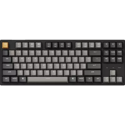 Клавіатура механічна Keychron C1 Pro 87Key, K pro Red, USB-A, QMK/VIA, Hot-swap, EN/UKR, RGB, чорний (C1PM1_KEYCHRON)
