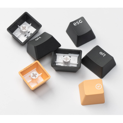 Клавіатура механічна Keychron C1 Pro 87Key, K pro Red, USB-A, QMK/VIA, Hot-swap, EN/UKR, RGB, чорний (C1PM1_KEYCHRON)