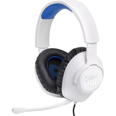 Навушники JBL Quantum 100P (JBLQ100PWHTBLU) White/Blue