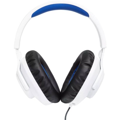 Навушники JBL Quantum 100P (JBLQ100PWHTBLU) White/Blue