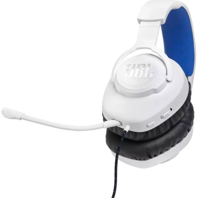 Навушники JBL Quantum 100P (JBLQ100PWHTBLU) White/Blue