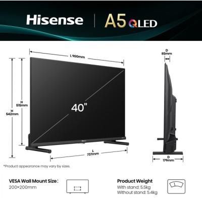Телевізор HISENSE 40A5Q