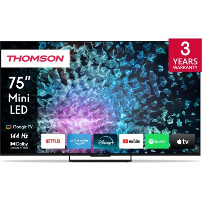 Телевізор Thomson Google TV 75" MiniLED UHD 75MG7C15