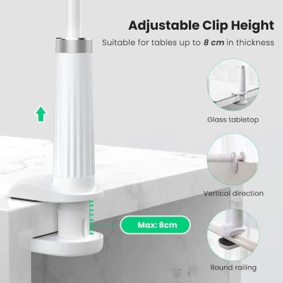 Тримач Для телефона UGREEN LP113 Multifunction Phone Clip Stand (30488) White