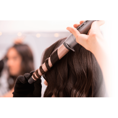 Плойка Remington Keratin Protect, конусна, 48Вт, темп.режимів-5, D-19-28mm, 150-210С, кераміка, сріблястий (CI83V6)