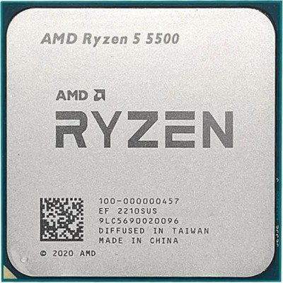Центральний процесор AMD Ryzen 5 5500 6C/12T 3.6/4.2GHz Boost 16Mb AM4 65W w/o cooler TRAY