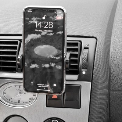 Автомобільний тримач Baseus Steel Cannon Air Outlet Car Mount (SUGP-01) black