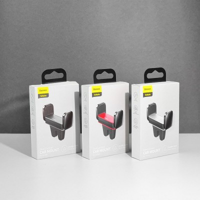Автомобільний тримач Baseus Steel Cannon Air Outlet Car Mount (SUGP-01) black