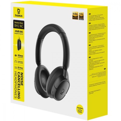 Бездротові навушники Baseus Bass BH1 NC white