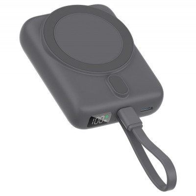 Зовнішній MagSafe Акумулятор Proove 10000mAh 22.5W Neutron (PBNE22022203) gray