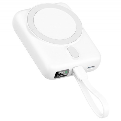 Зовнішній MagSafe Акумулятор Proove 10000mAh 22.5W Neutron (PBNE22022206) silver/white