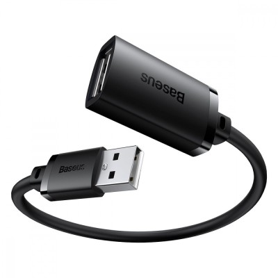 Кабель Baseus AirJoy Series USB(male) to USB(female) (0.5m) (B00631100111-00) black