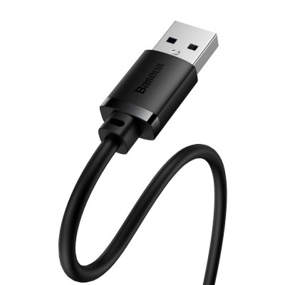 Кабель Baseus AirJoy Series USB(male) to USB(female) (0.5m) (B00631100111-00) black
