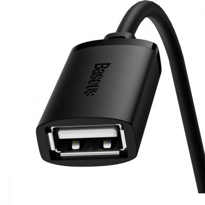 Кабель Baseus AirJoy Series USB(male) to USB(female) (0.5m) (B00631100111-00) black