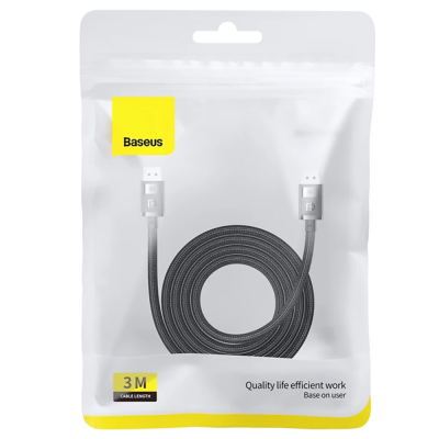 Кабель Baseus High Definition Series DP 8K to DP 8K (1,5m) (B00633706111-01) black