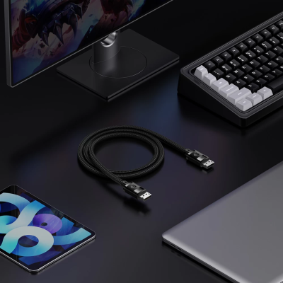 Кабель Baseus High Definition Series DP 8K to DP 8K (1,5m) (B00633706111-01) black