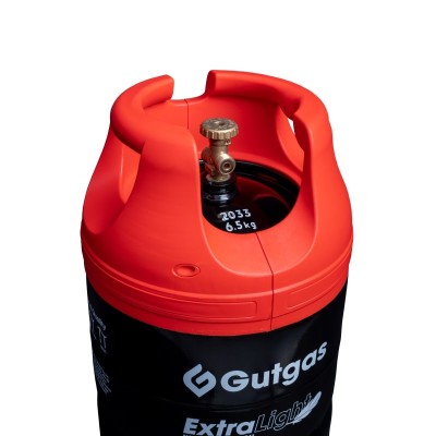 Балон газовий сталевий Gutgas Ragasco ExtraLight XLT-19.9, 19.9л, 30бар, вентиль KLF, 6.5кг