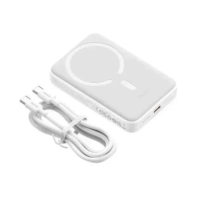Зовнішній MagSafe Акумулятор Baseus 10000mAh 30W Magnetic Mini Type-C Edition (P1002210B223-00) Stellar White