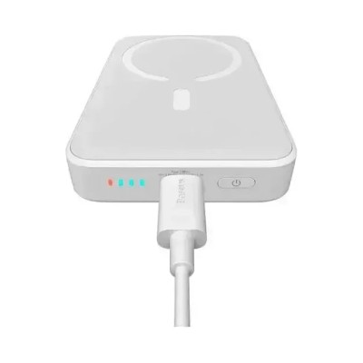Зовнішній MagSafe Акумулятор Baseus 10000mAh 30W Magnetic Mini Type-C Edition (P1002210B223-00) Stellar White
