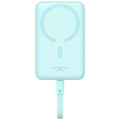 Зовнішній MagSafe Акумулятор Baseus 10000mAh 30W Magnetic Mini Type-C Edition (P1002210B333-00) blue