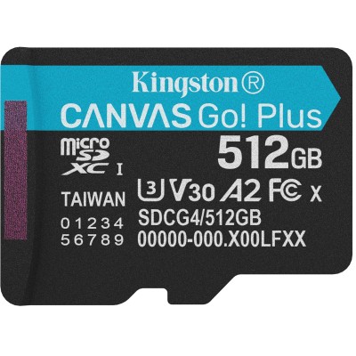 Карта пам’яті MICRO SDXC 512GB UHS-I W/ADAPTER SDCG4/512GB KINGSTON
