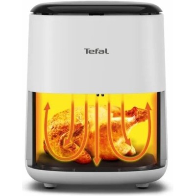 Мультипіч Tefal EasyFry Compact, 1300Вт, чаша-3л, сенсорне керув., 10 програм, пластик, білий (EY145A10)